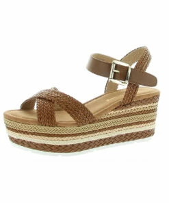 Sun + Stone Callie Womens Wedge Platform Espadrilles