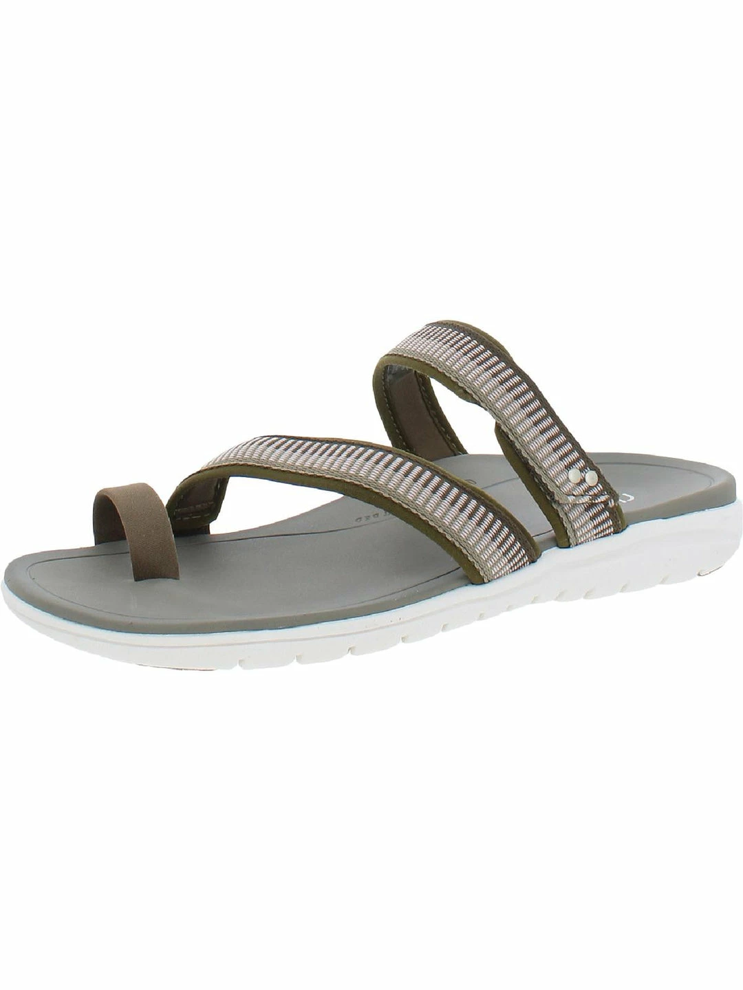 Ryka Stella Womens Toe Loop Strappy Slide Sandals 1 Ryka Stella Womens Toe Loop Strappy Slide Sandals
