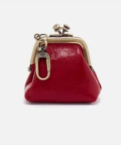 Hobo women Run Coin Pouch in Crimson