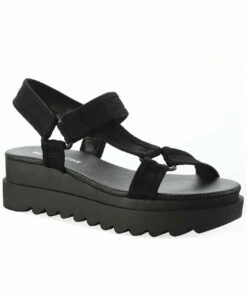 Sun + Stone Staciif Womens Ankle Strap Open Toe Platform Sandals