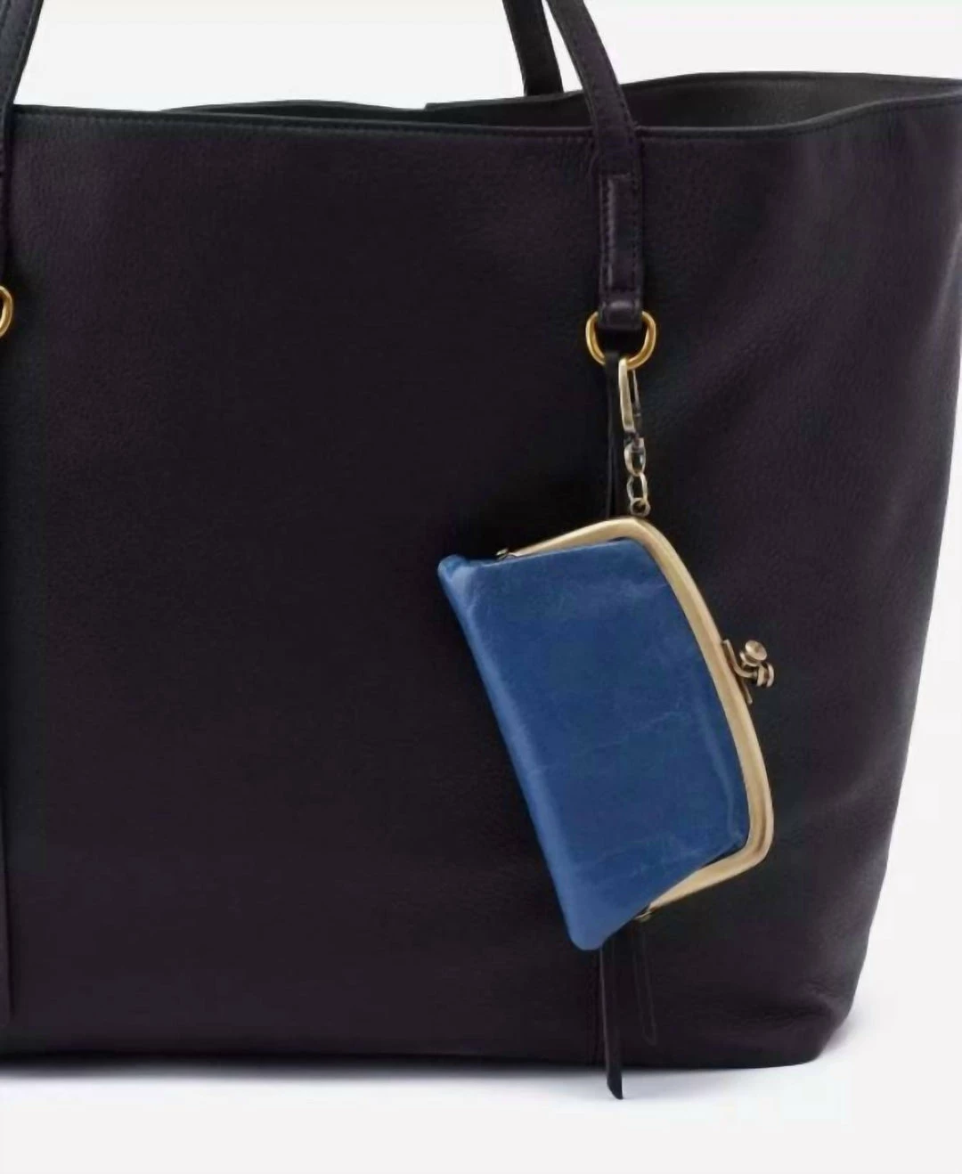 Hobo women Cheer Go Frame Pouch In Atlantis Blue 2 Hobo women Cheer Go Frame Pouch In Atlantis Blue - Image 2