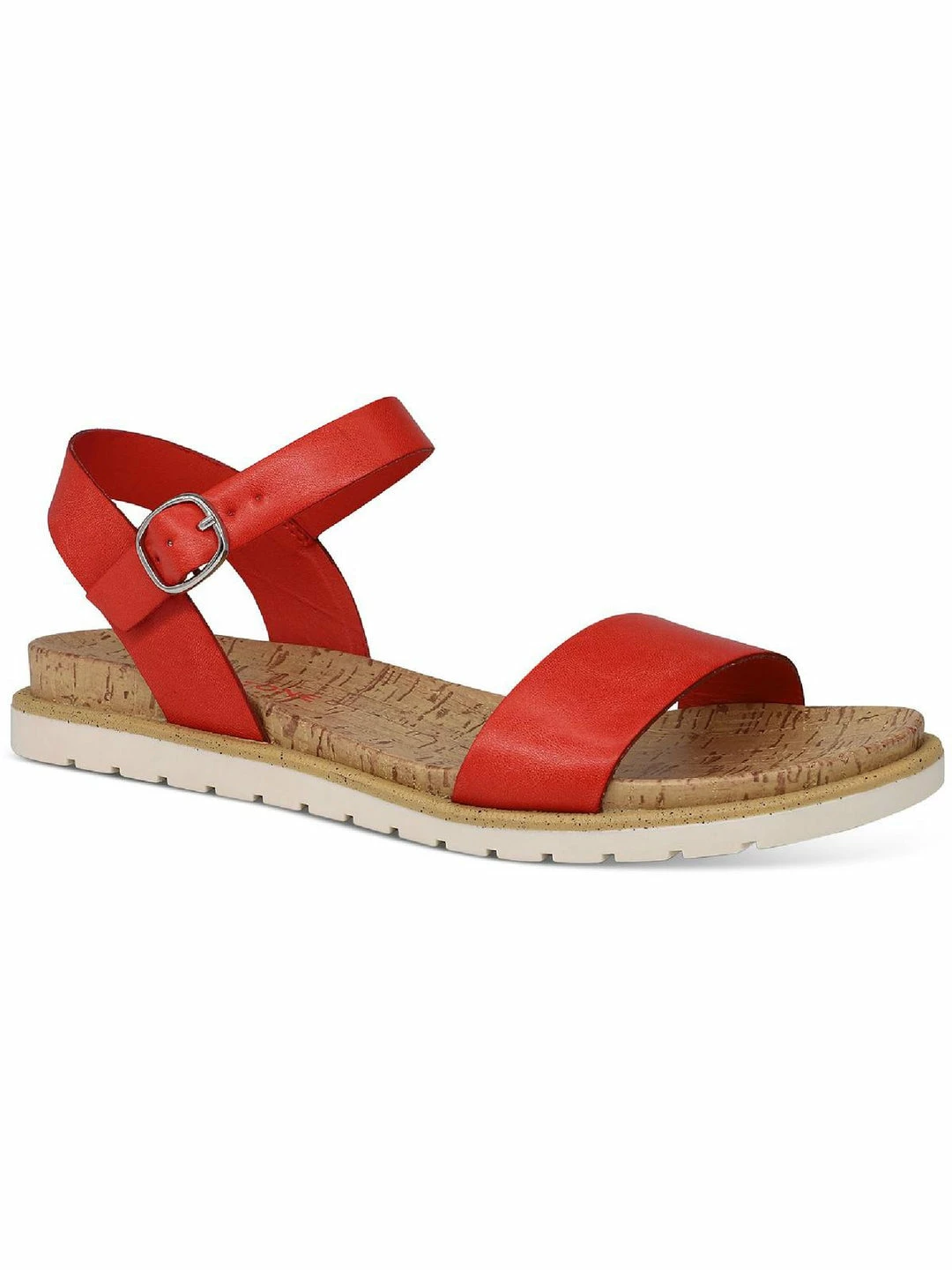 Sun + Stone Mattie Womens Faux Leather Open Toe Flats 6 Sun + Stone Mattie Womens Faux Leather Open Toe Flats - Image 6