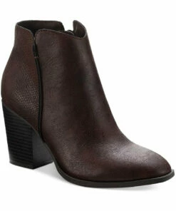 Sun + Stone Graceyy Womens Faux Leather Ankle Ankle Boots