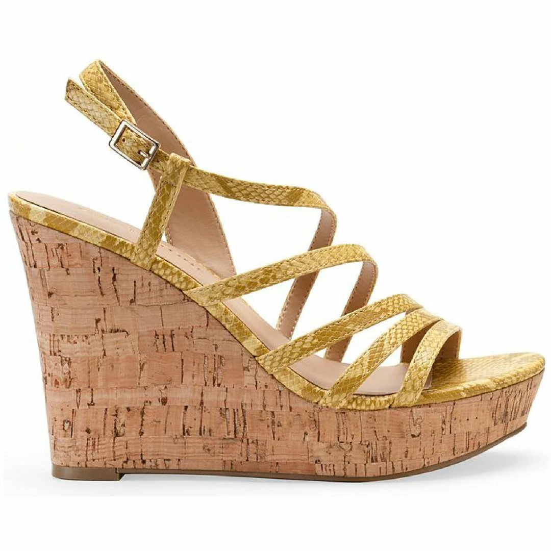 Sun + Stone Natasha Womens Slingback Heel Wedge Sandals 2 Sun + Stone Natasha Womens Slingback Heel Wedge Sandals - Image 2