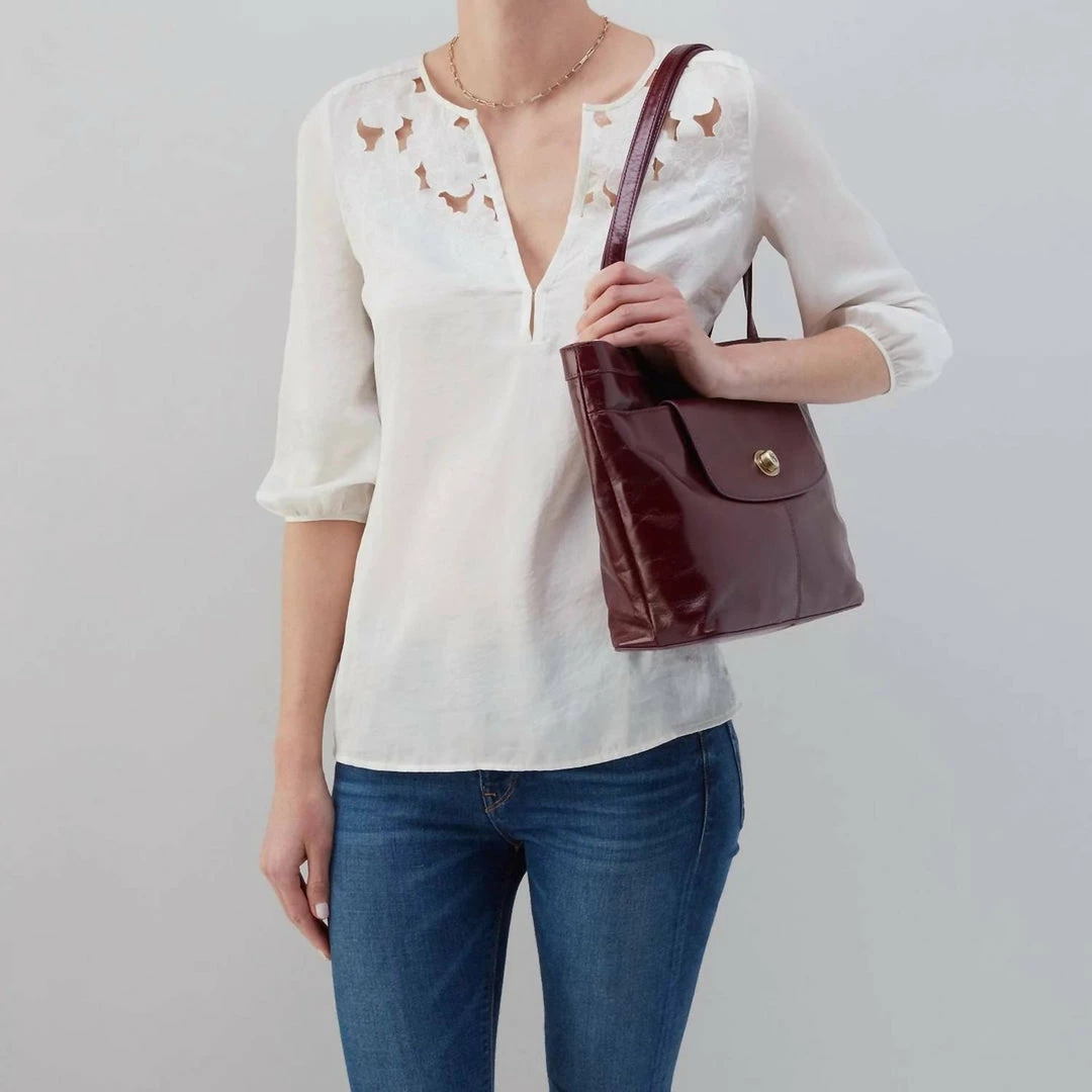 Hobo women Mila Tote in Merlot 3 Hobo women Mila Tote in Merlot - Image 3