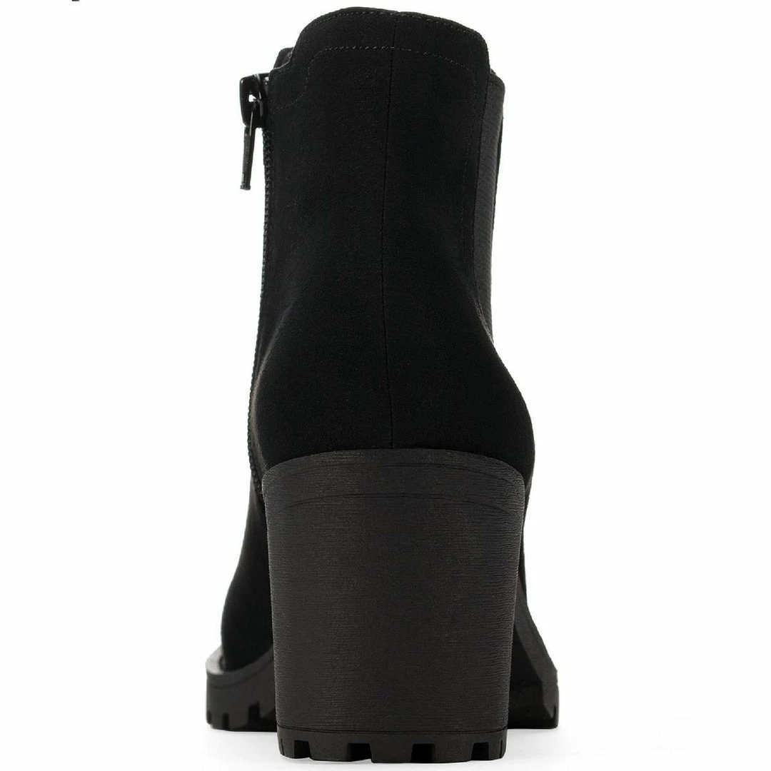 Sun + Stone Morghan Womens Microfiber Booties Ankle Boots 3 Sun + Stone Morghan Womens Microfiber Booties Ankle Boots - Image 3