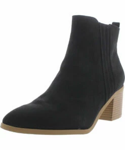 Sun + Stone Womens Leather Ankle Ankle Boots