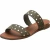 Sun + Stone SS EASTEN Womens Woven Slip On Flat Sandals