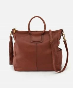 Hobo women Sheila Large Satchel in Toffee