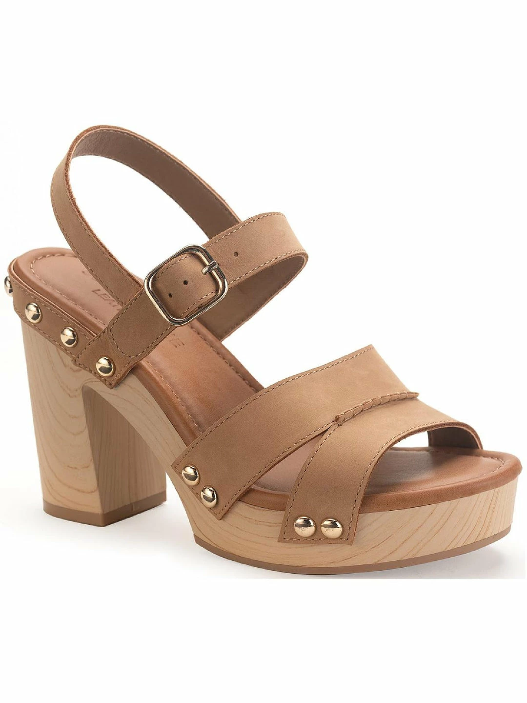 Sun + Stone Delilah Womens Leather Pump Dress Sandals 4 Sun + Stone Delilah Womens Leather Pump Dress Sandals - Image 4