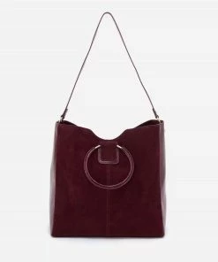 Hobo women Heidi Tote in Port Suede