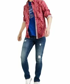 Sun + Stone Mens Button-Down Shirt