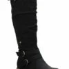 Sun + Stone Brinley Womens Faux Leather Zipper Knee-High Boots