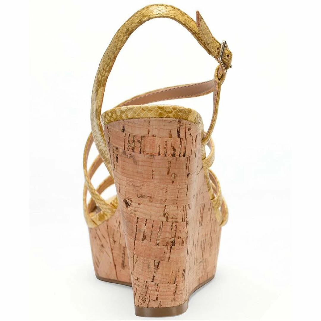 Sun + Stone Natasha Womens Slingback Heel Wedge Sandals 3 Sun + Stone Natasha Womens Slingback Heel Wedge Sandals - Image 3