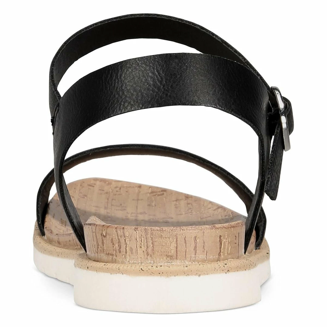 Sun + Stone Mattie Womens Faux Leather Open Toe Flats 3 Sun + Stone Mattie Womens Faux Leather Open Toe Flats - Image 3