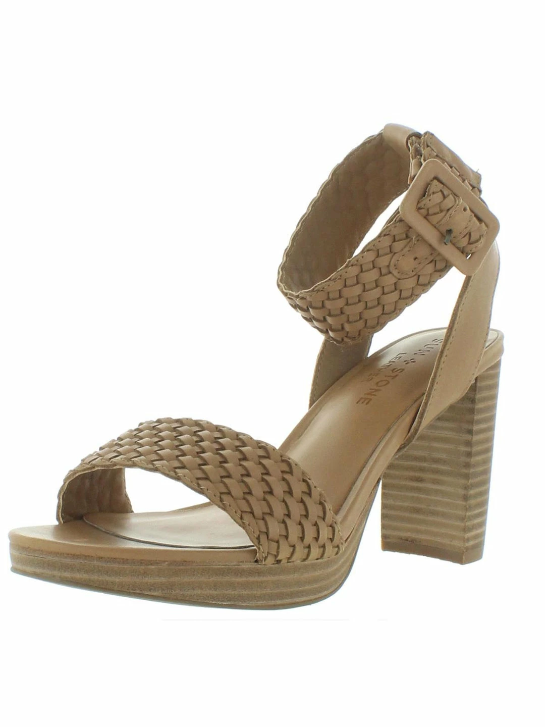 Sun + Stone Stefani Womens Leather Ankle Strap Heel Sandals 1 Sun + Stone Stefani Womens Leather Ankle Strap Heel Sandals