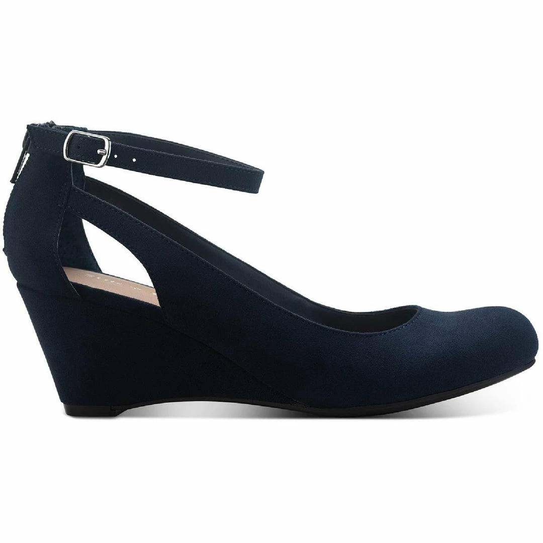 Sun + Stone Miley Womens Microsuede Cut Out Wedges 2 Sun + Stone Miley Womens Microsuede Cut Out Wedges - Image 2