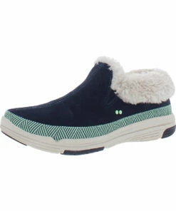 Ryka Adventure Womens Faux Fur Slip On Mules