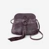 Hobo women Metallic Birdy Crossbody Bag in Plum Graphite
