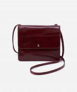 Hobo women Jill Wallet Crossbody Bag in Merlot