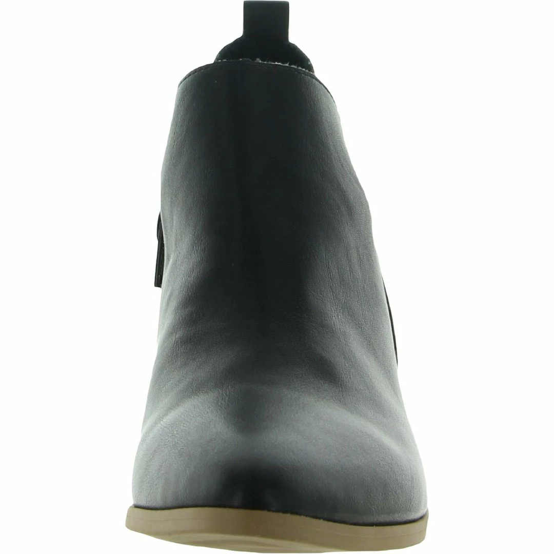 Sun + Stone SS Yunip Womens Faux Leather Pointed Toe Booties 5 Sun + Stone SS Yunip Womens Faux Leather Pointed Toe Booties - Image 5