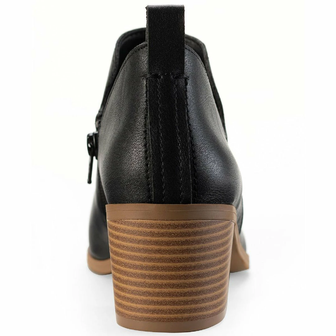 Sun + Stone SS Yunip Womens Faux Leather Pointed Toe Booties 3 Sun + Stone SS Yunip Womens Faux Leather Pointed Toe Booties - Image 3