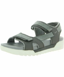 Ryka Rosline Womens Faux Leather Footbed Sport Sandals