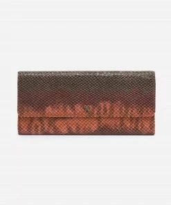 Hobo women Jill Large Trifold Wallet in Autumn