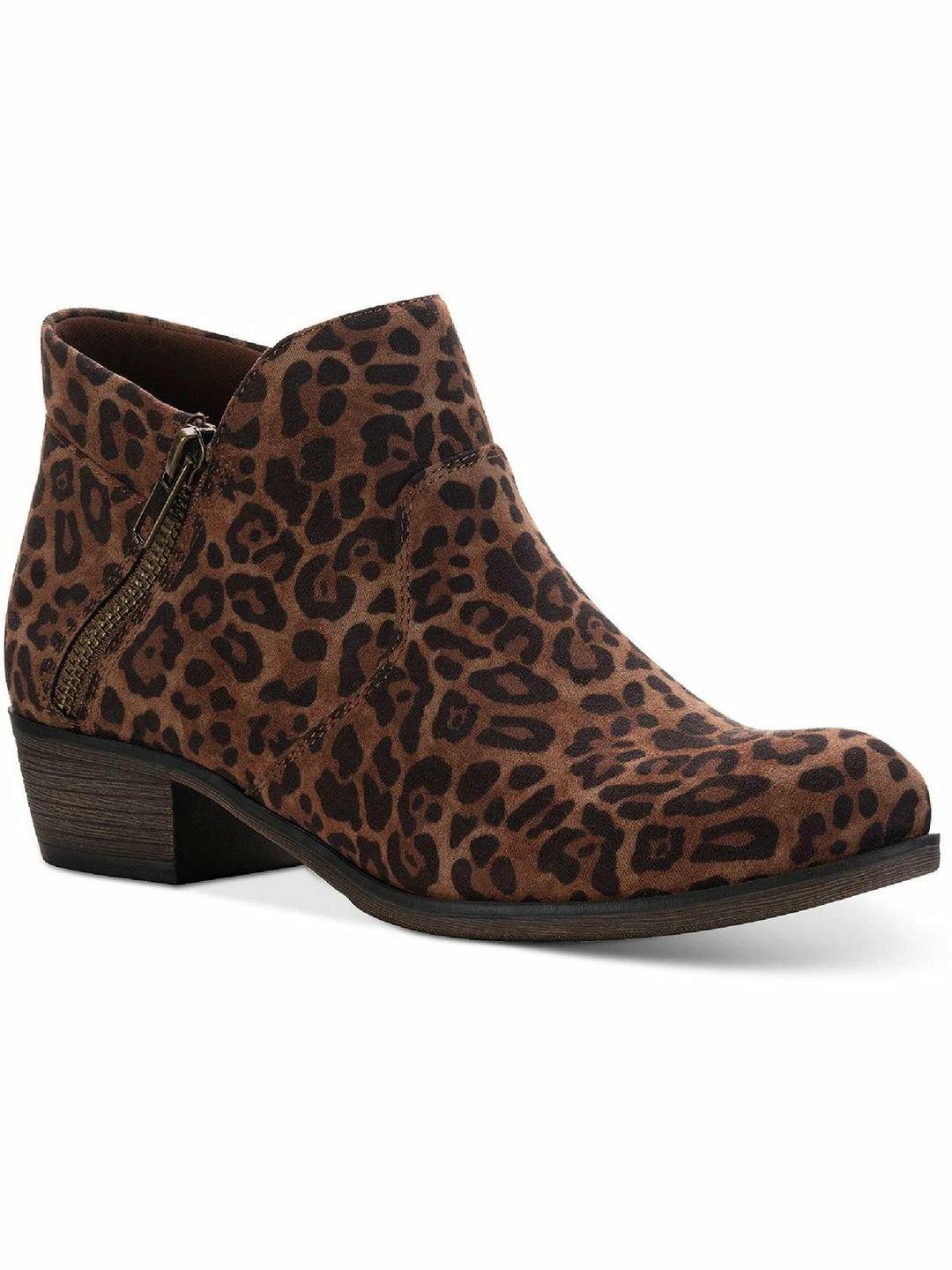 Sun + Stone Abby Womens Faux Leather Heels Ankle Boots 5 Sun + Stone Abby Womens Faux Leather Heels Ankle Boots - Image 5