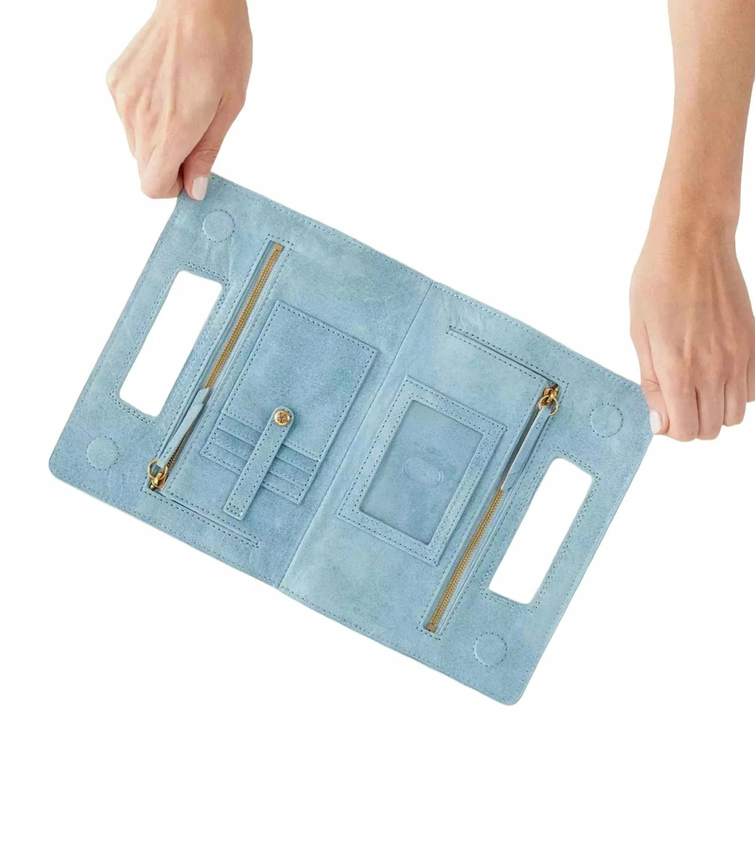 Hobo women Ace Clutch Bag in Blue Topaz 3 Hobo women Ace Clutch Bag in Blue Topaz - Image 3