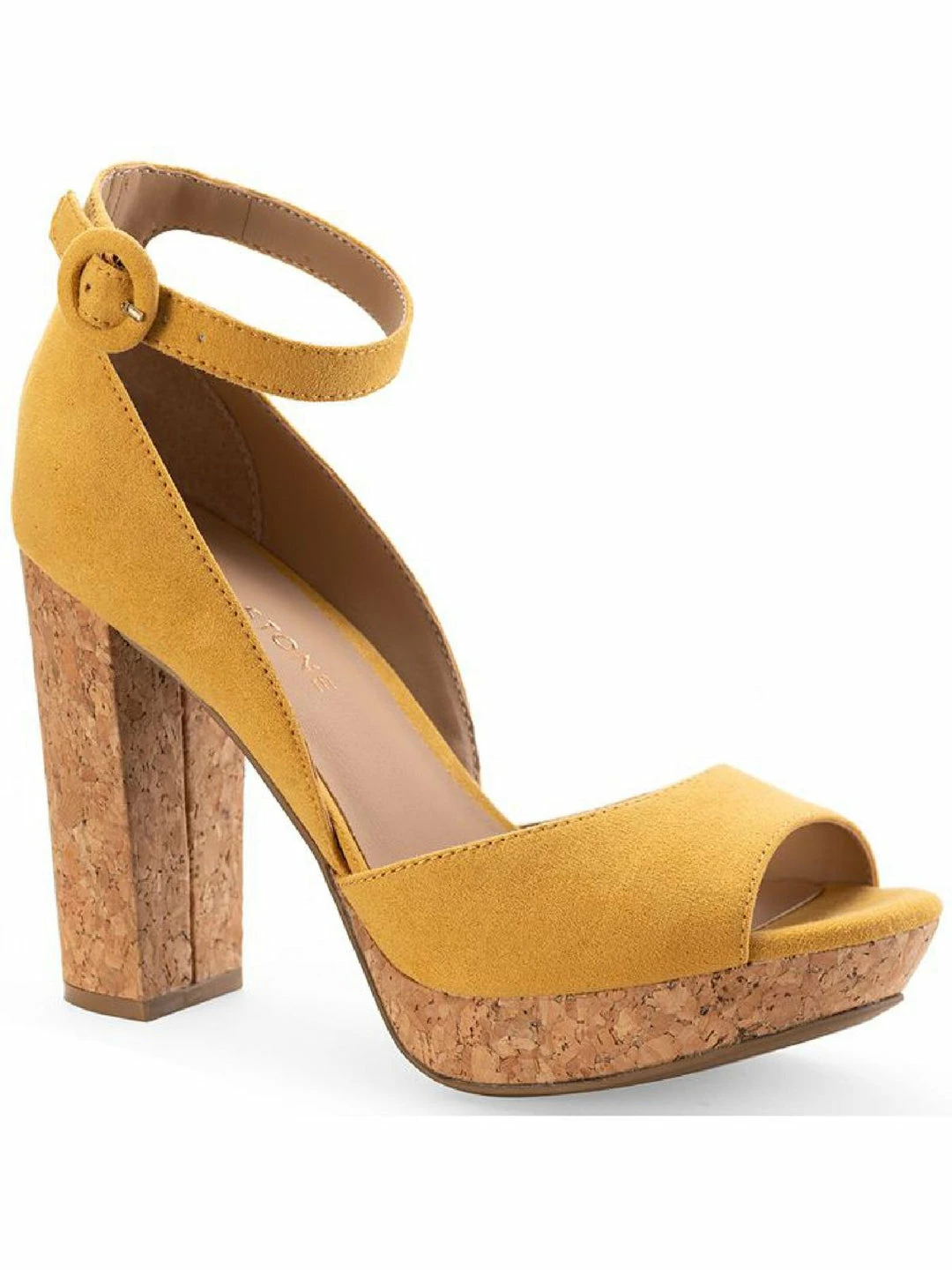 Sun + Stone Reeta Womens Faux Leather Ankle Pumps 4 Sun + Stone Reeta Womens Faux Leather Ankle Pumps - Image 4