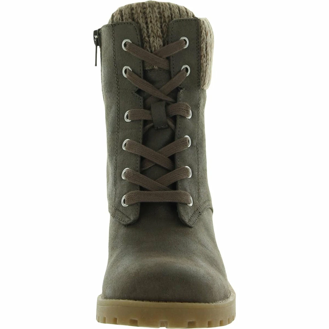 Sun + Stone Romina Womens Zipper Outdoors Hiking Boots 2 Sun + Stone Romina Womens Zipper Outdoors Hiking Boots - Image 2