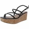 Sun + Stone Bella Womens Suare-Toe Strappy Slingback Sandals