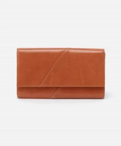 Hobo women Charter Wallet in Amber