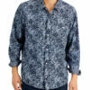 Sun + Stone Bradley Mens Cotton Twill Button-Down Shirt