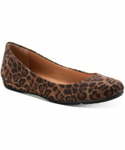 Sun + Stone Eliana Womens Microfiber Almond Toe Ballet Flats