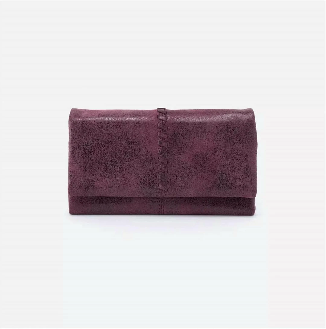 Hobo women Keen Contiental Wallet in Plum 1 Hobo women Keen Contiental Wallet in Plum