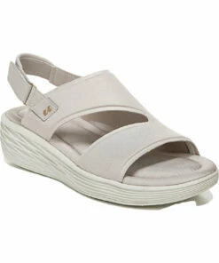 Ryka Womens Slingback Ankle Strap Wedge Sandals