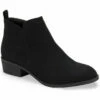 Sun + Stone Cadee Womens Zipper Ankle Booties