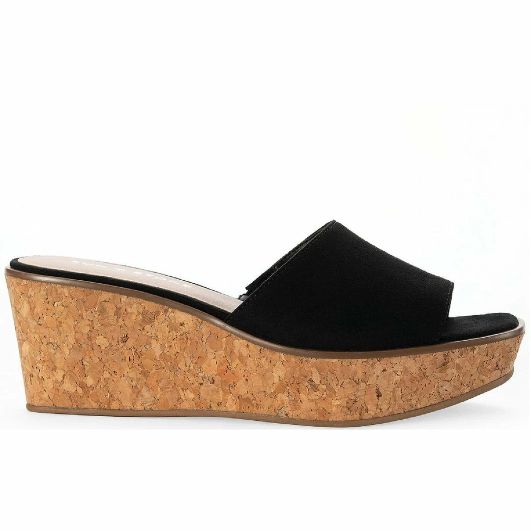 Sun + Stone Charlottee Womens Slip On Casual Wedge Sandals 2 Sun + Stone Charlottee Womens Slip On Casual Wedge Sandals - Image 2