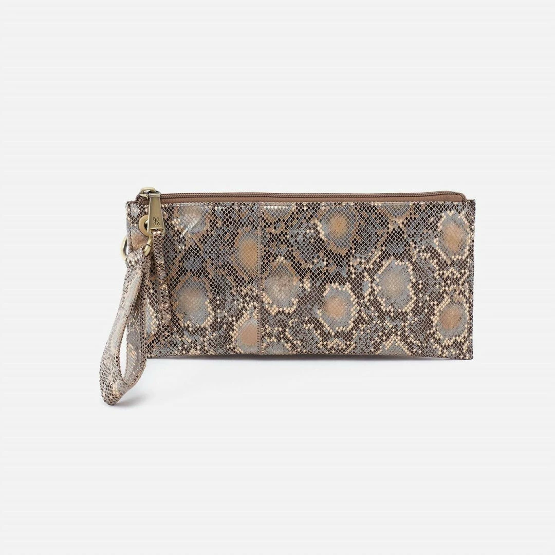 Hobo women Vida Wristlet in Metallic Snake 1 Hobo women Vida Wristlet in Metallic Snake