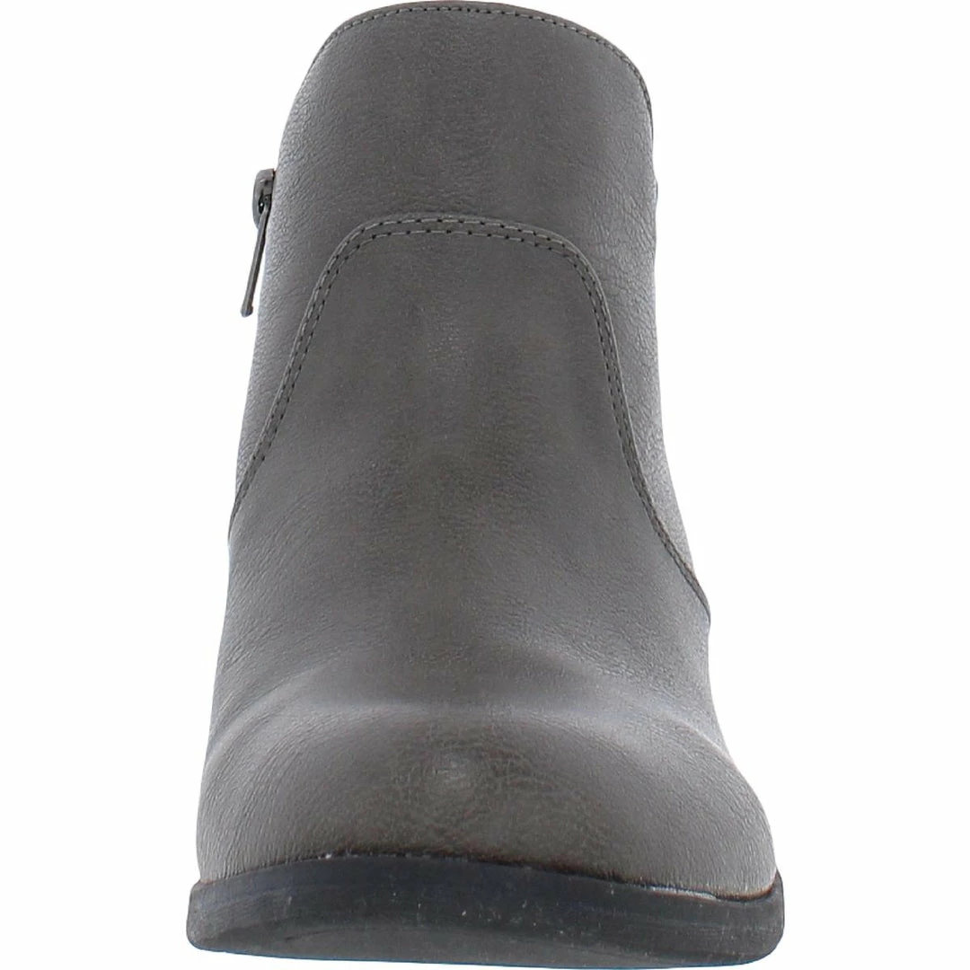 Sun + Stone Abby Womens Faux Leather Heels Ankle Boots 3 Sun + Stone Abby Womens Faux Leather Heels Ankle Boots - Image 3