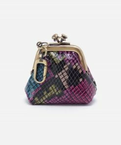 Hobo women Run Frame Pouch in Mosaic Snake