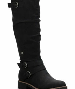 Sun + Stone Brinley Womens Faux Leather Tall Knee-High Boots