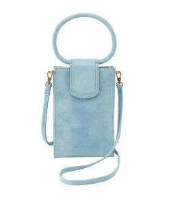 Hobo women Sheila Phone Crossbody Bag in Blue Topaz