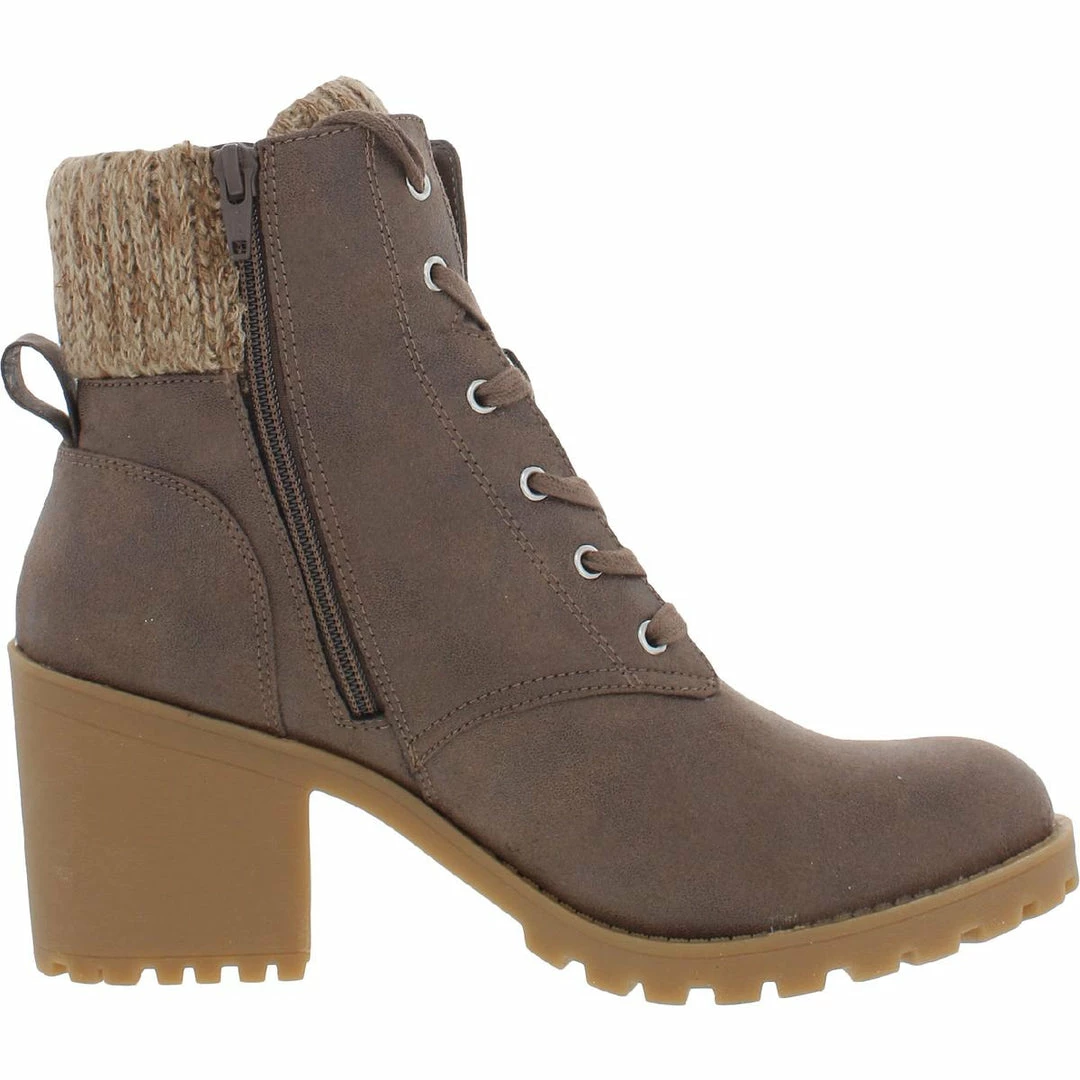 Sun + Stone Romina Womens Zipper Outdoors Hiking Boots 4 Sun + Stone Romina Womens Zipper Outdoors Hiking Boots - Image 4