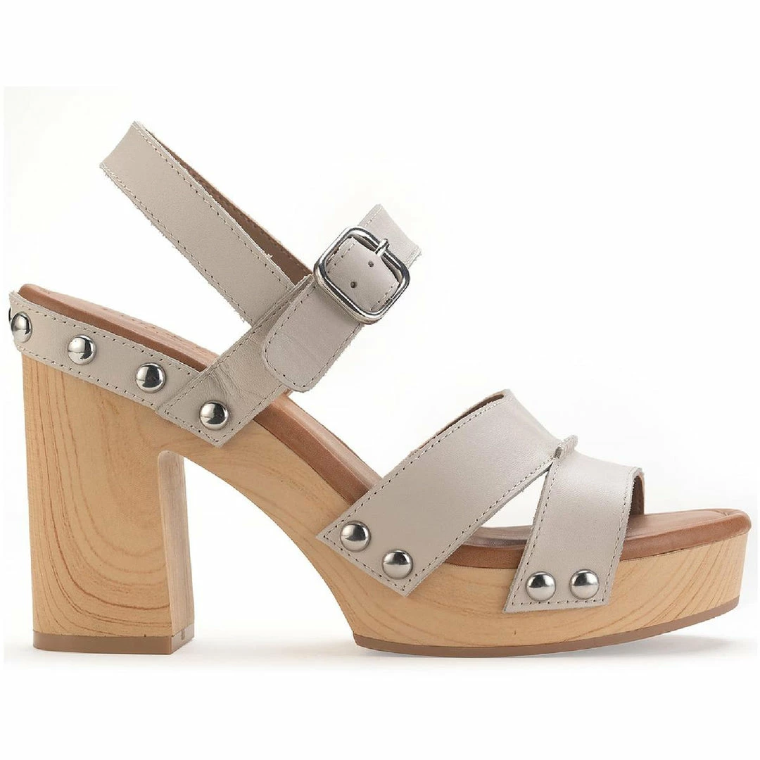 Sun + Stone Delilah Womens Leather Pump Dress Sandals 2 Sun + Stone Delilah Womens Leather Pump Dress Sandals - Image 2