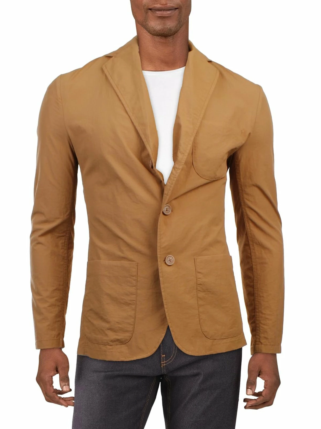 Sun + Stone Theodore Mens Three-Button Lightweight Sportcoat 1 Sun + Stone Theodore Mens Three-Button Lightweight Sportcoat