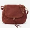 Hobo women Fern Convertible Shoulder Bag in Brandy Croco Embossed