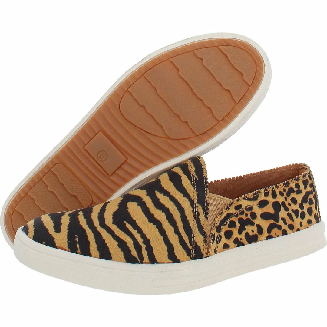 Sun + Stone Mariam Womens Animal Print Laceless Casual and Fashion Sneakers 2 Sun + Stone Mariam Womens Animal Print Laceless Casual and Fashion Sneakers - Image 2